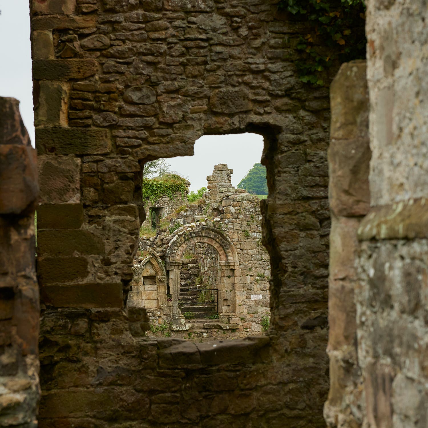 Ruins of the 12th-century Easby Abbey