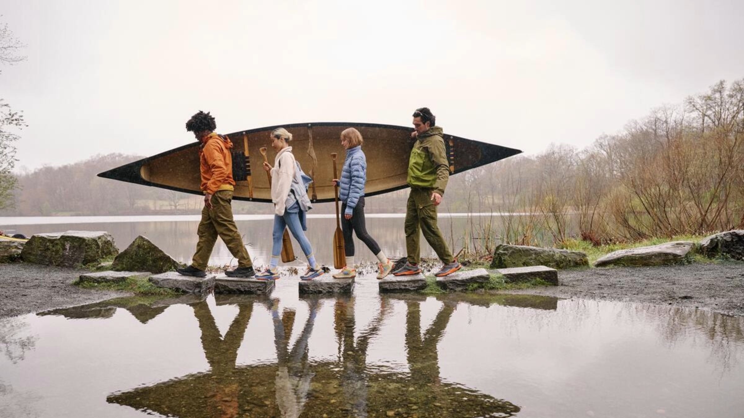 Timberland’s functional and forever-stylish jackets and footwear give all-weather fun for years to come.