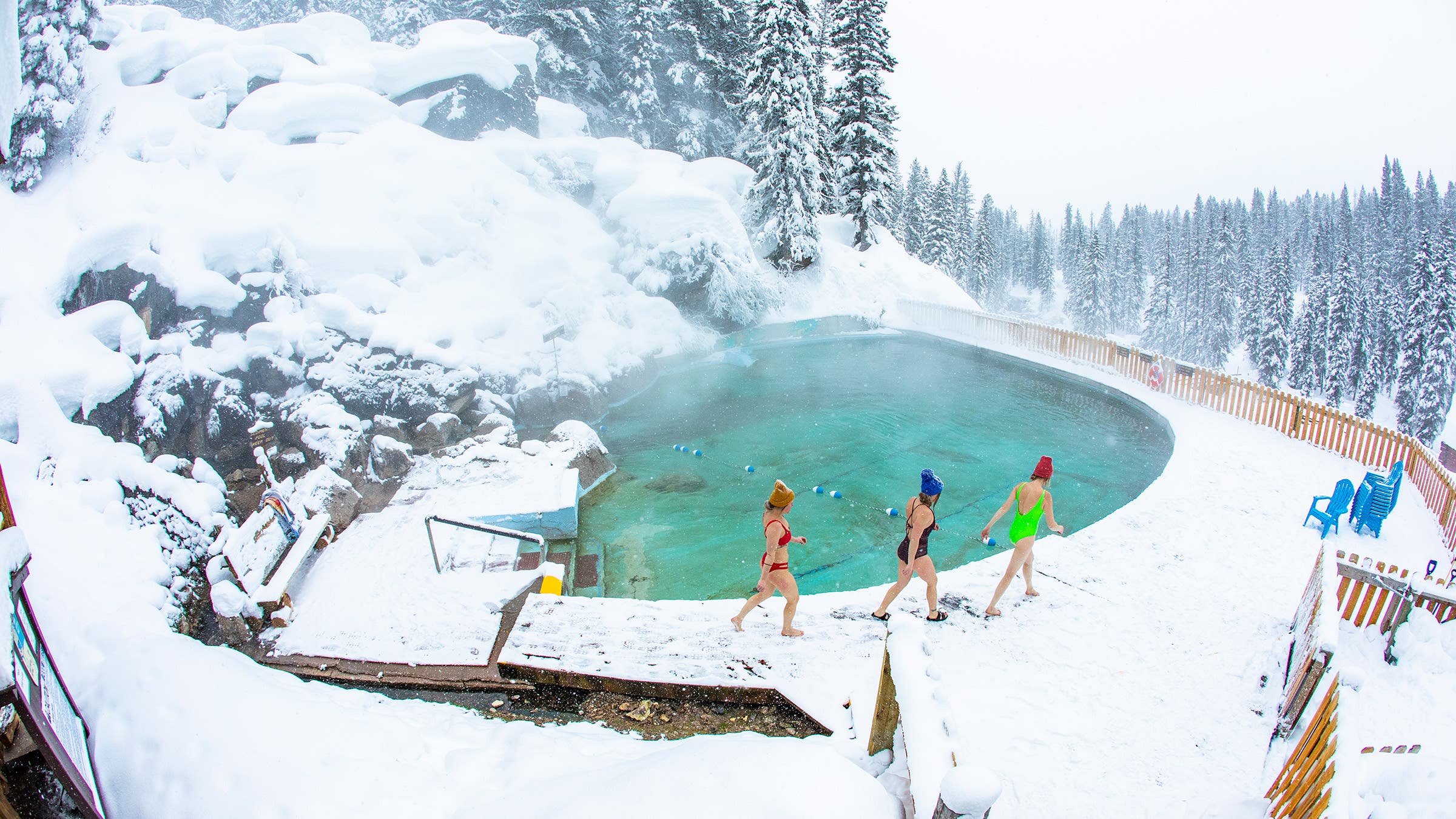 hot springs near Jackson, Wyoming