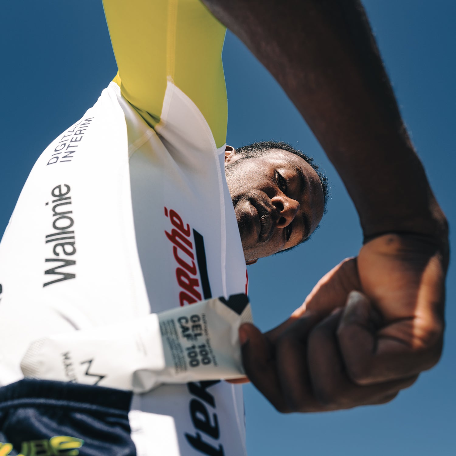 Eritrean professional cyclist Biniam Girmay