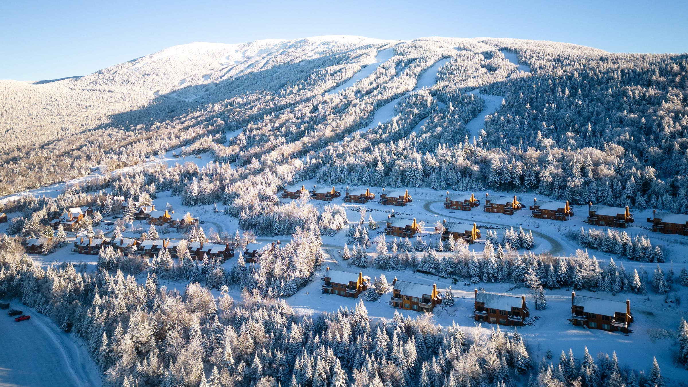 Some of the slopeside accommodations at Saddleback