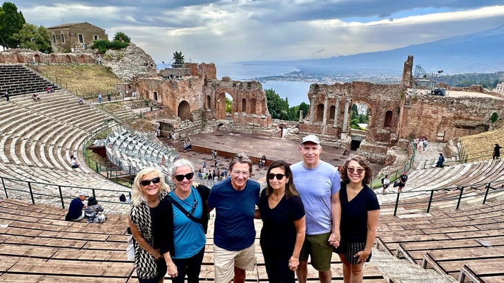 group of friends Sicily