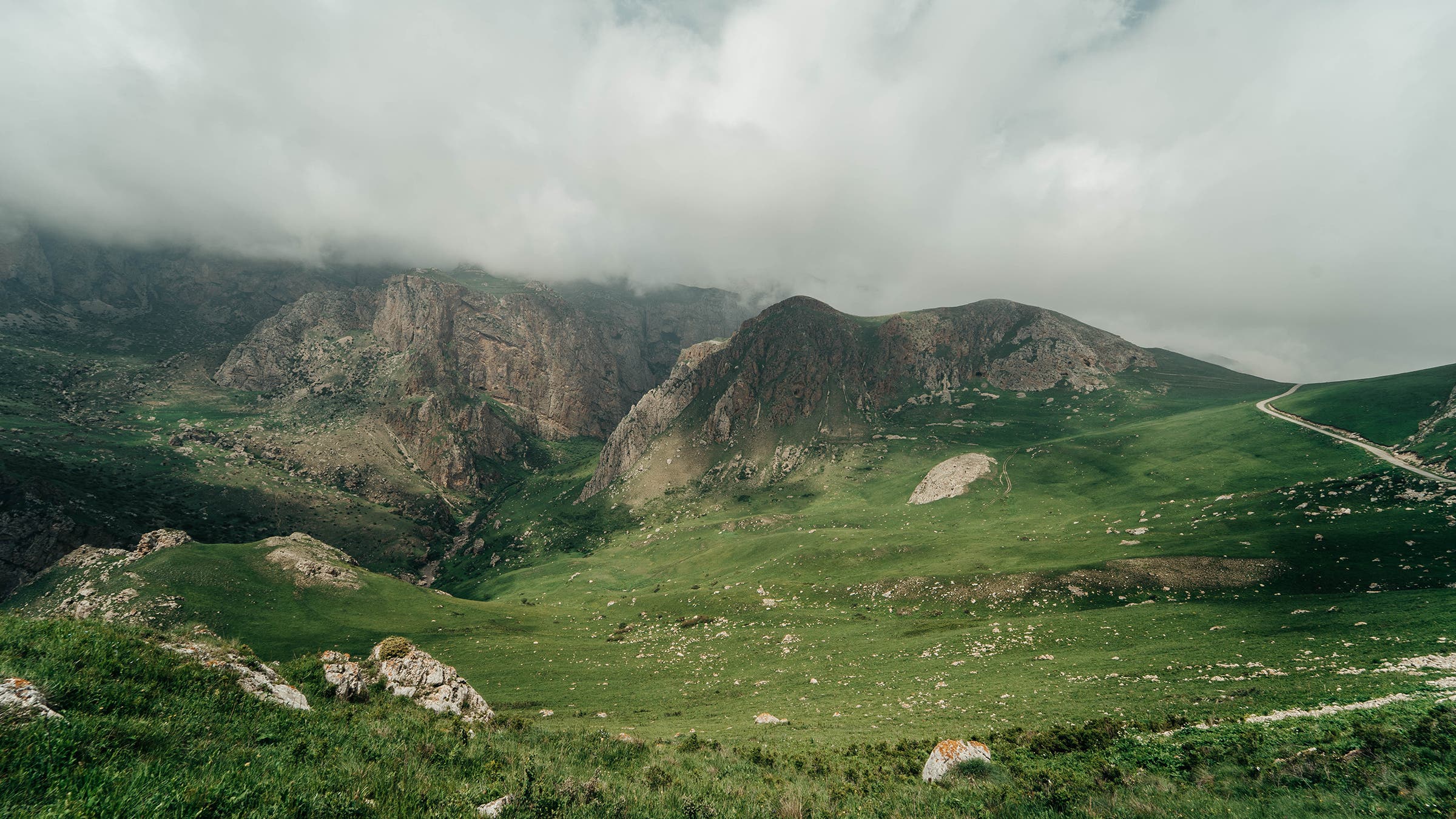 The Lesser Caucasus Mountains in Azerbaijan