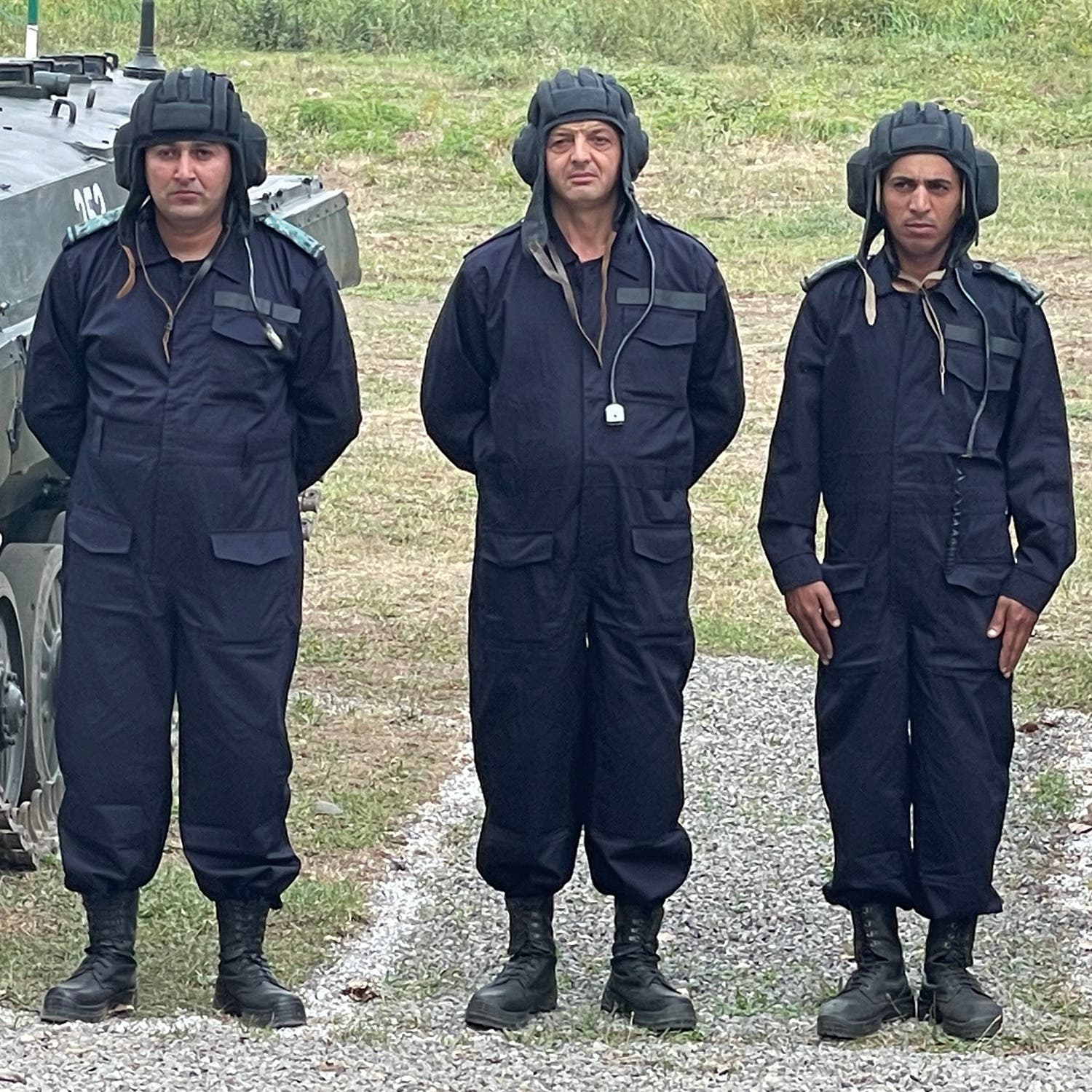 Tank crews prepare to take MTP guests for a ride.