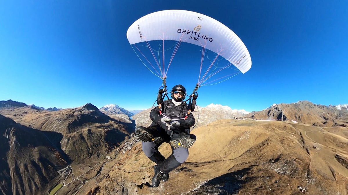 Two Brothers Flew Over the Alps in an Electric Paraglider