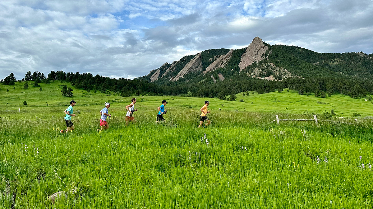 Boulder trail running