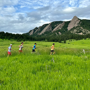 Boulder trail running