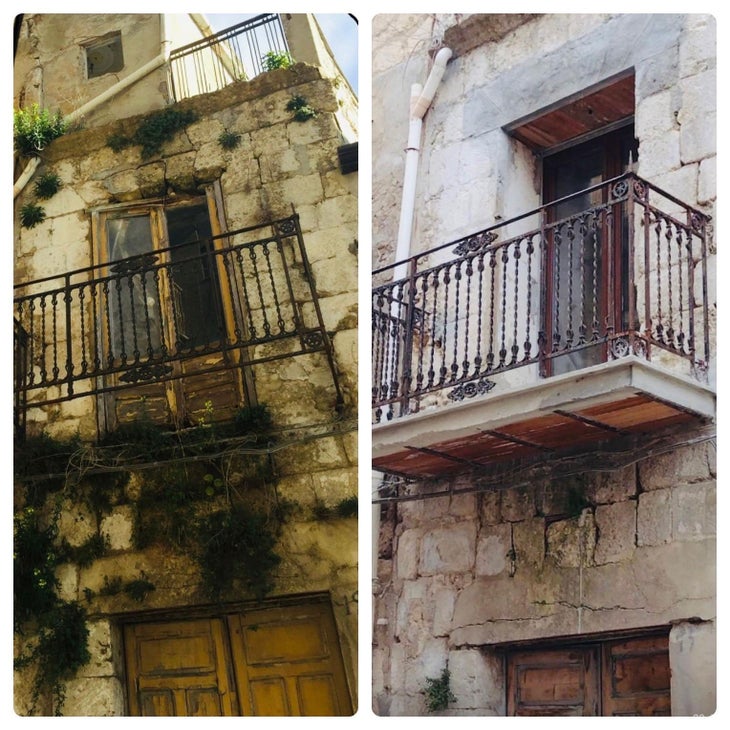 Rubia Daniels' home in italy before and after renovations