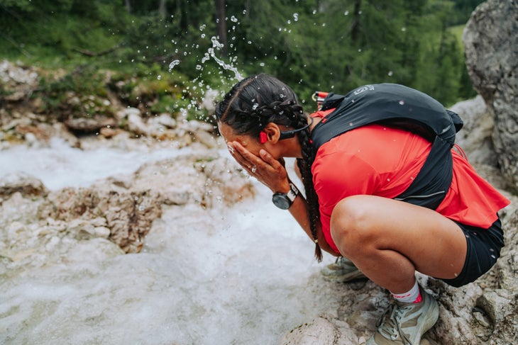 The Suunto Wing has an IP67 rating for sweat and water resistance.