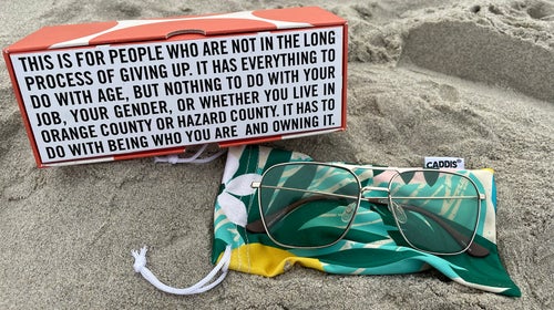 Caddis eyewear motto and reading glasses