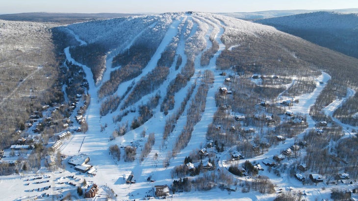 aerial view of Timberline Mountain