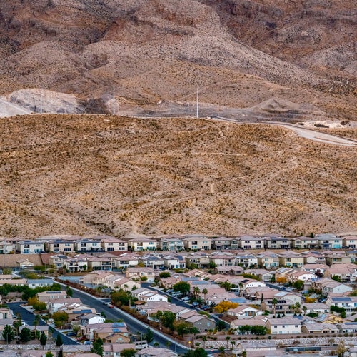 New developments marching into the desert