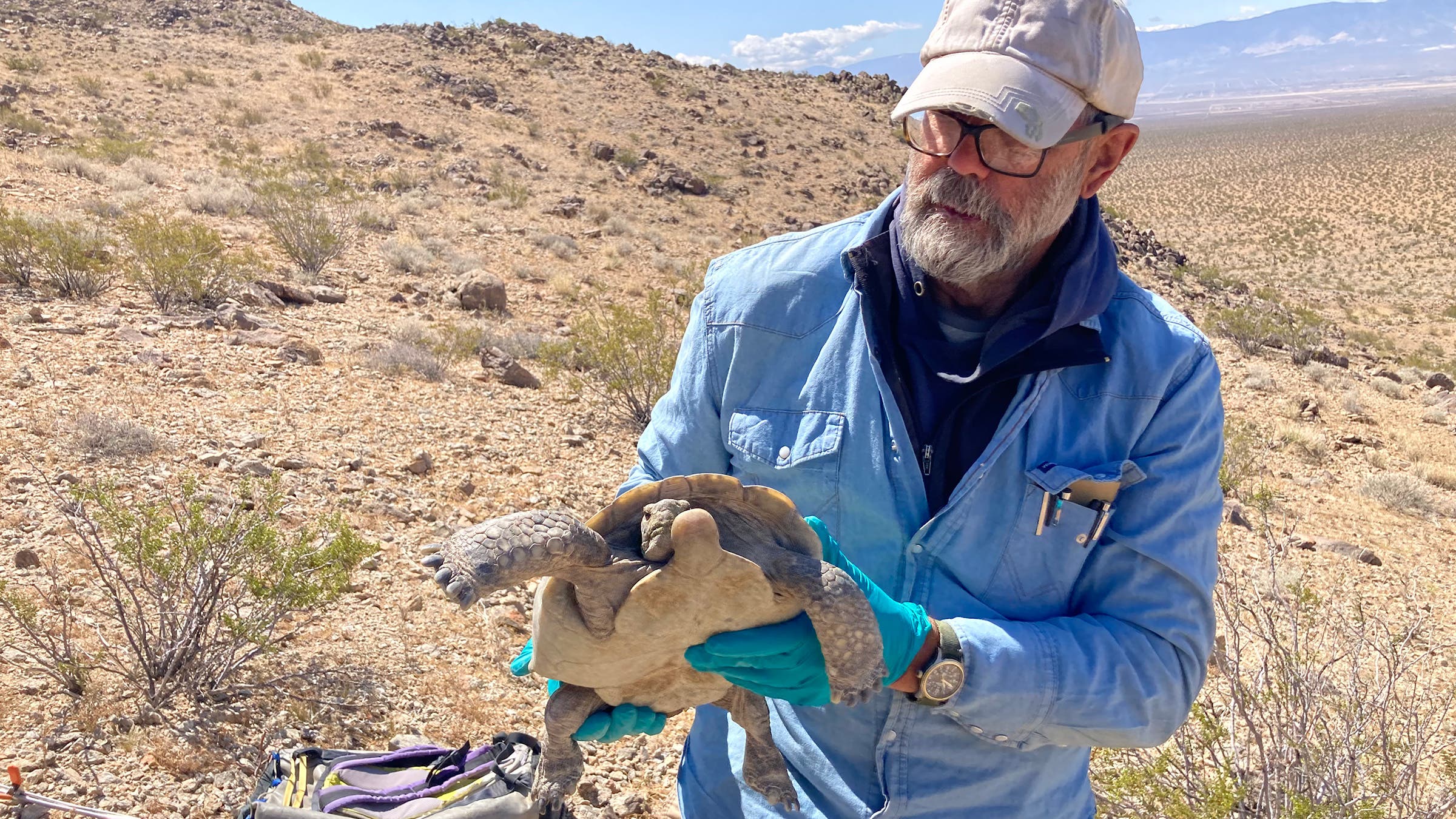 Paul Frank in the Mojave in May 2023