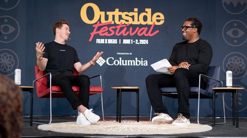 Shaun White and Dhani Jones at the 2024 Outside Festival