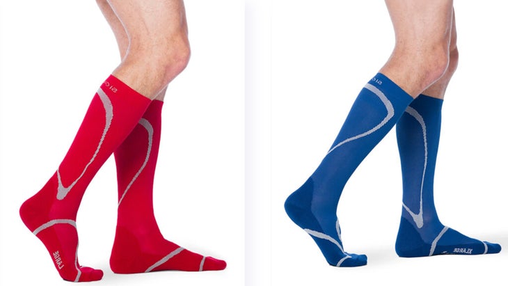 Sigvaris high-tech calf-high compression socks