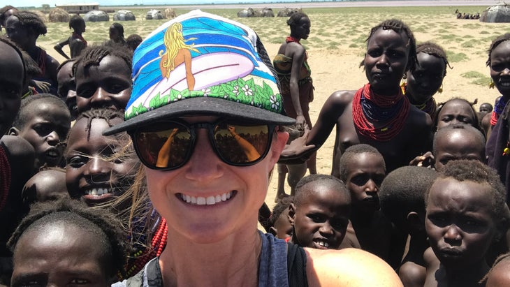 Jen Murphy on a solo-travel trip in the Omo Valley in Ethiopia