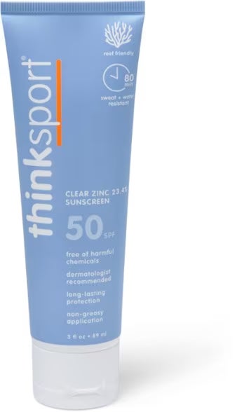 Thinksport Clear Zinc SPF 50 Sunscreen