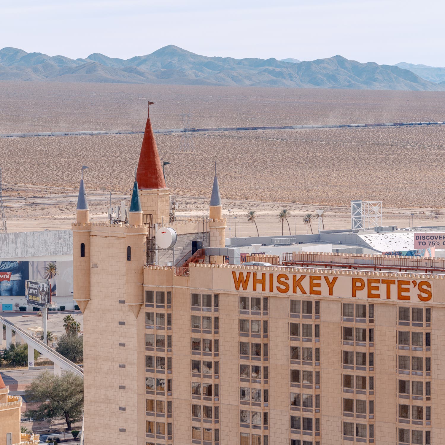 The far outskirts of Vegas