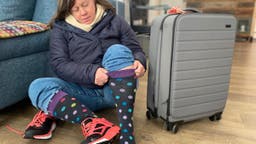 Why I Always Wear Compression Socks on Long Flights