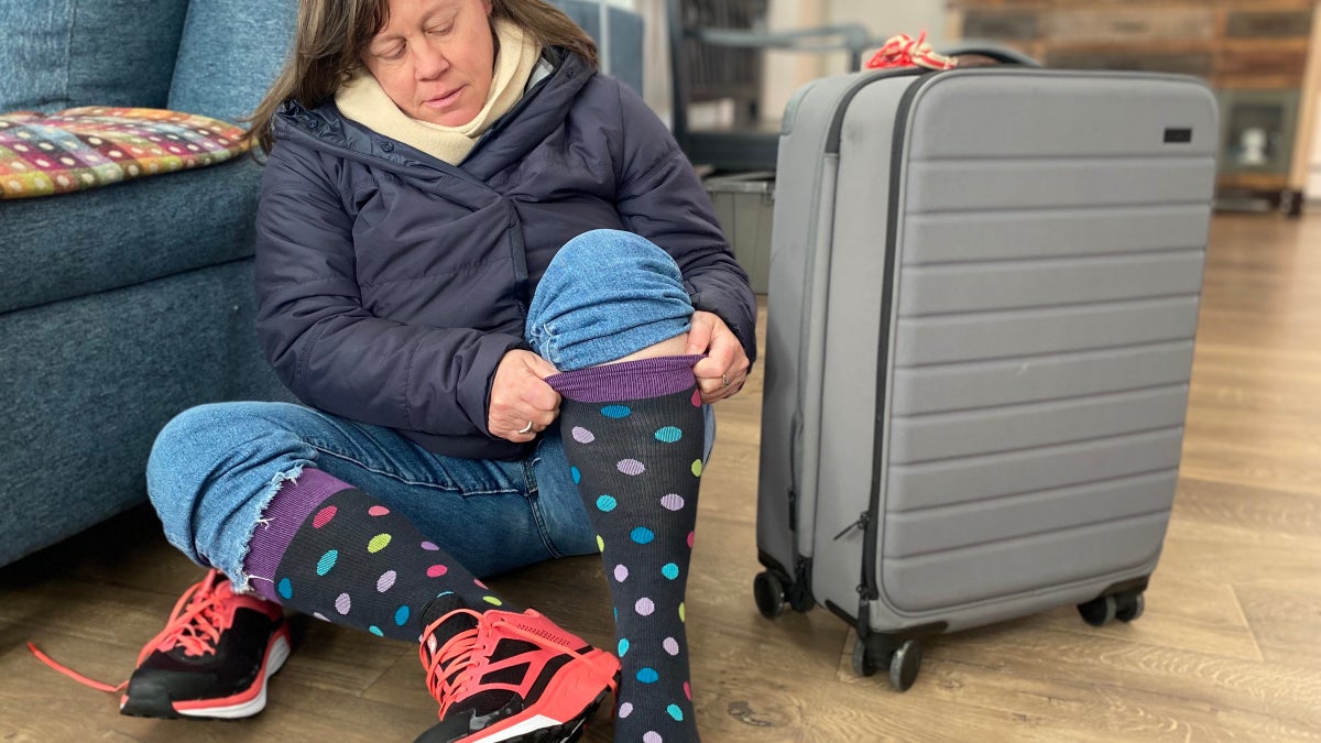 Why I Always Wear Compression Socks on Long Flights