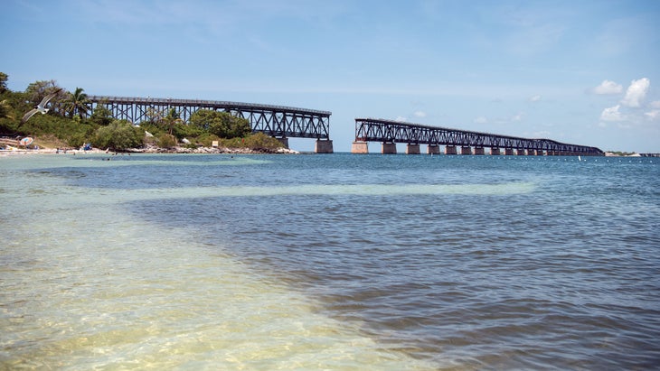 Bahia Honda State Park beach and bridge