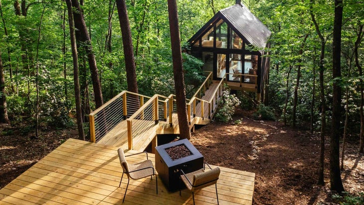 The Forestry House near Travelers Rest, South Carolina treehouse vacation rental