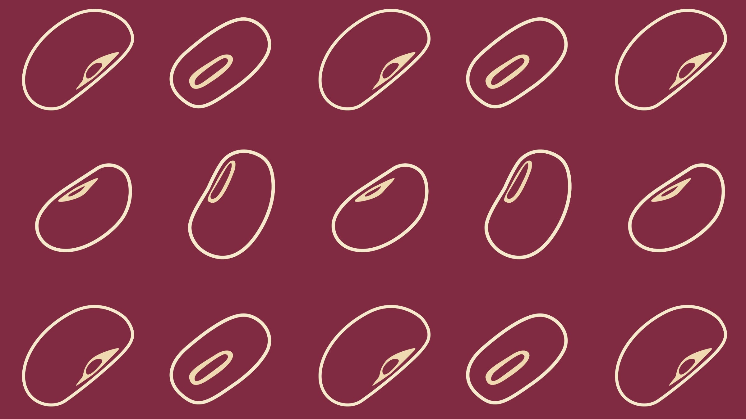 red beans pattern wallpaper red beans symbol vector.