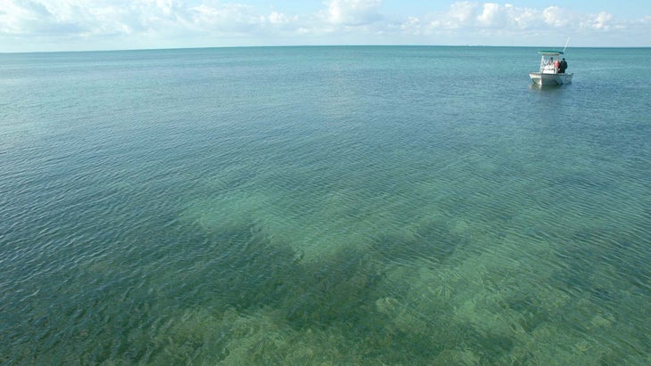 boat on Biscayne Bay