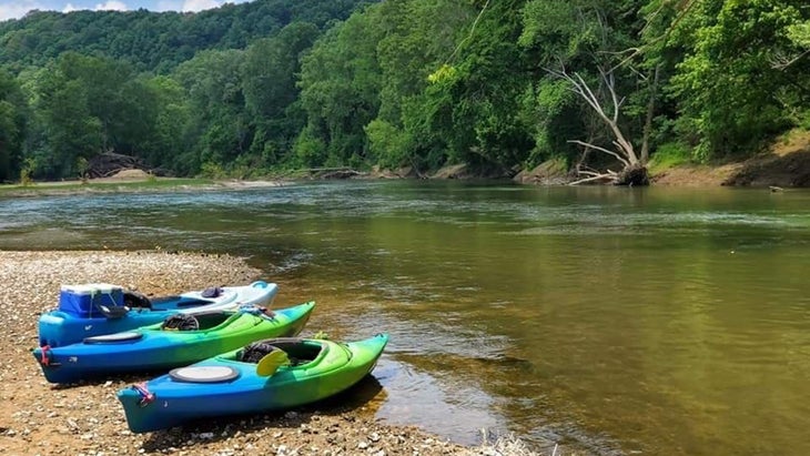 boating on Green River, Mammoth Cave National Park, Kentucky