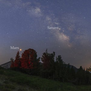 planetary lineup in May 2018: Venus, Jupiter, Saturn, and Mars