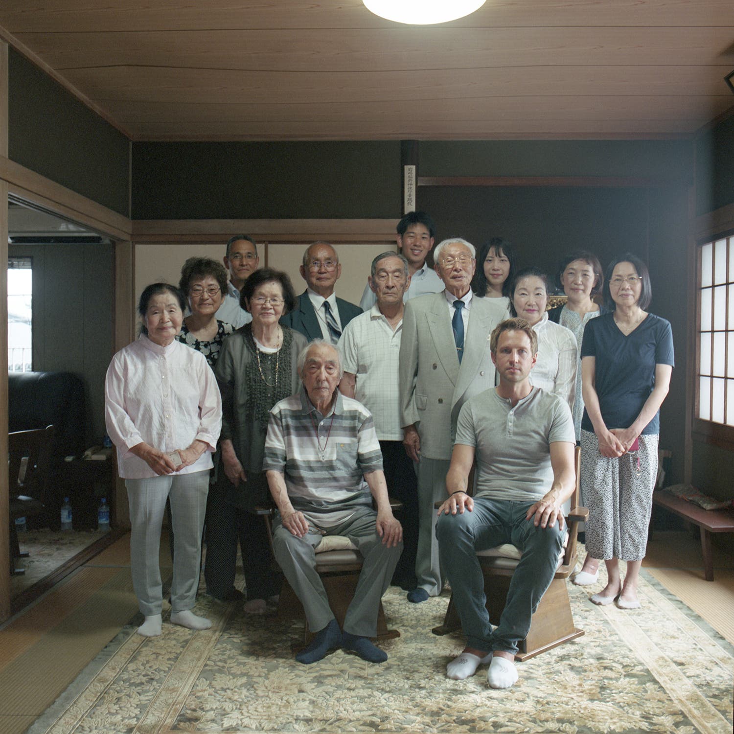 The author with members of the Umeki household