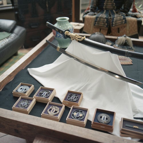 Robert Hughes’s collection of swords and sword guards