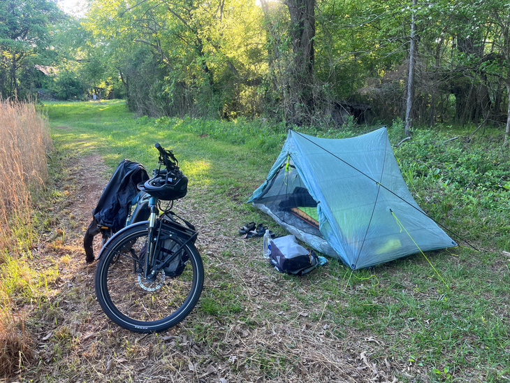 Ed Ditto camping