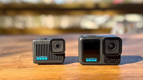 Two GoPro cameras next to each other