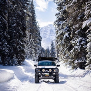 truck in snow