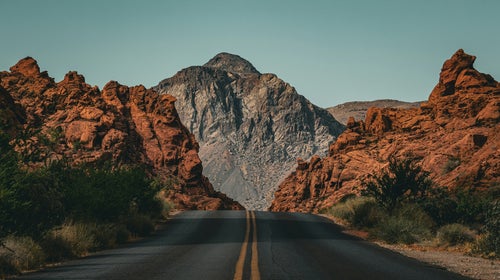 Road trip scenic highway