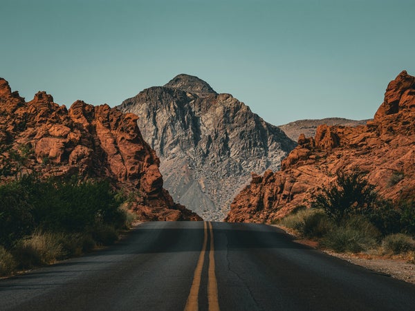 Road trip scenic highway