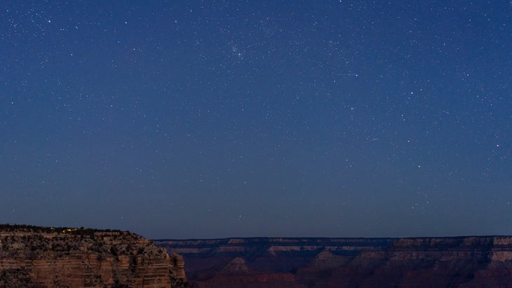 stars over the Grand Canyon