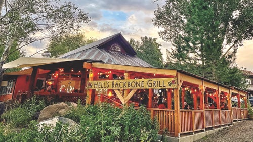 outside of Hell's Backbone Grill
