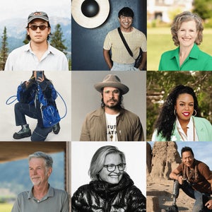 Featured speakers include leaders from The North Face, Hipcamp, Netflix and Powder Mounatin