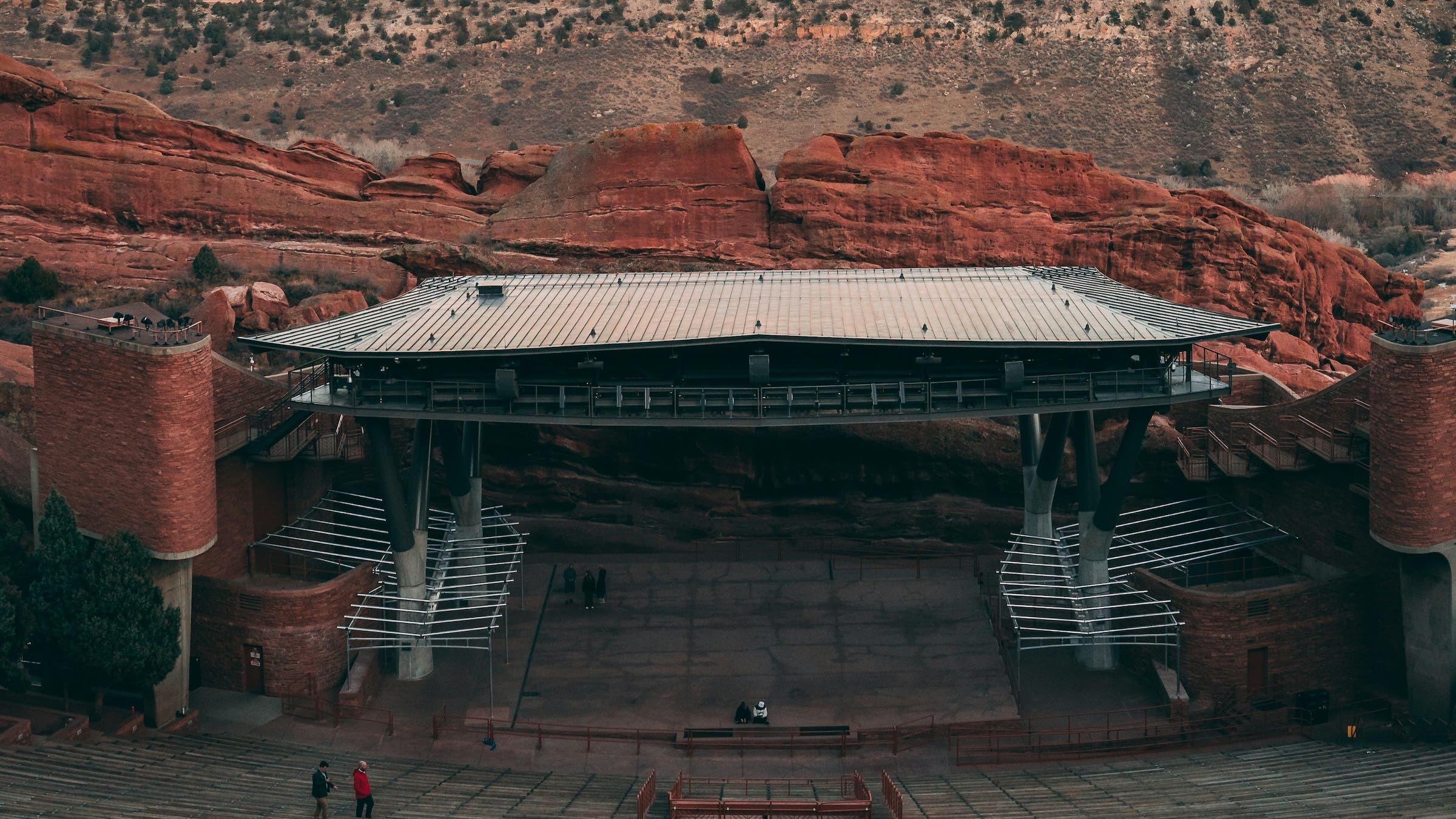 red rocks theater empty