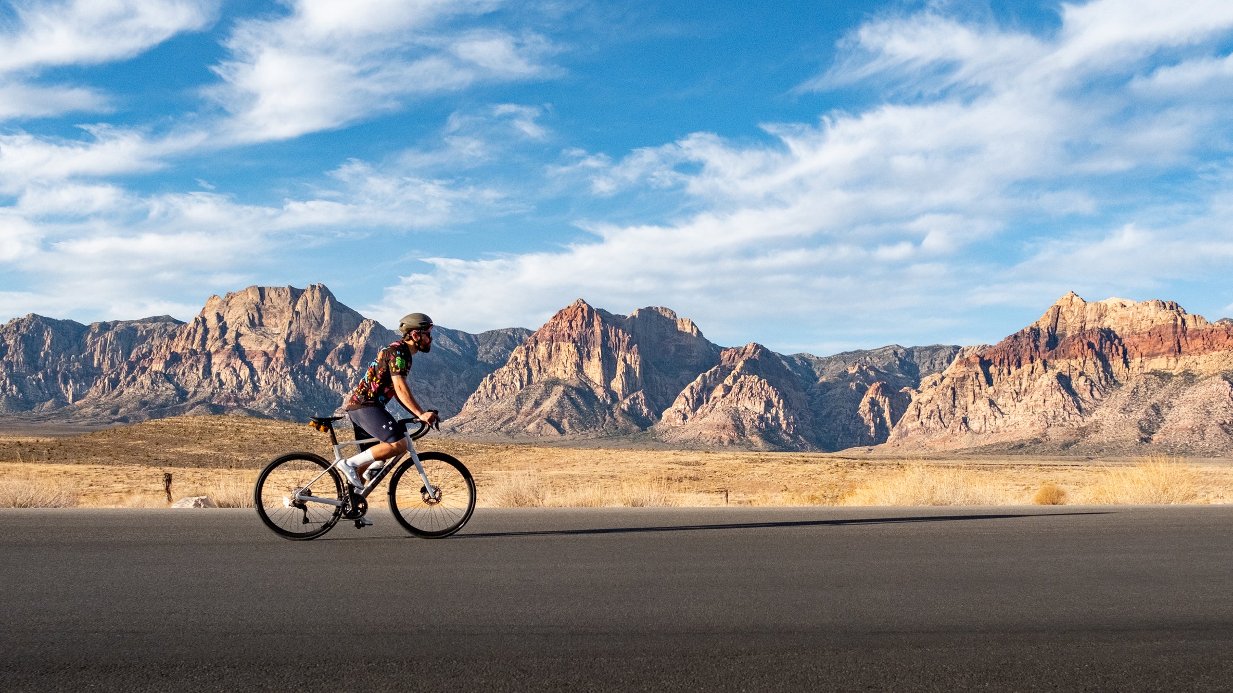 biking scenic drive Red Rock Conservation area along one of the best road trips in the southwest