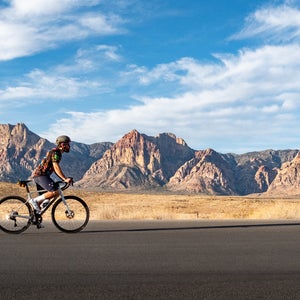 biking scenic drive Red Rock Conservation area along one of the best road trips in the southwest