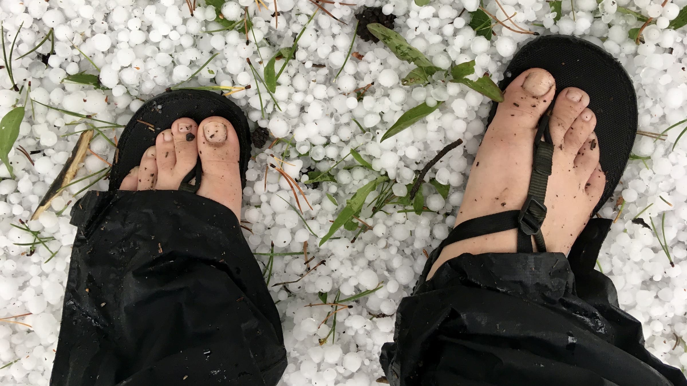 Hail flip flops sandals