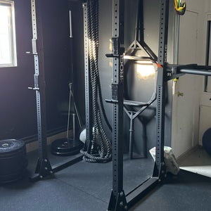 Squat rack in garage