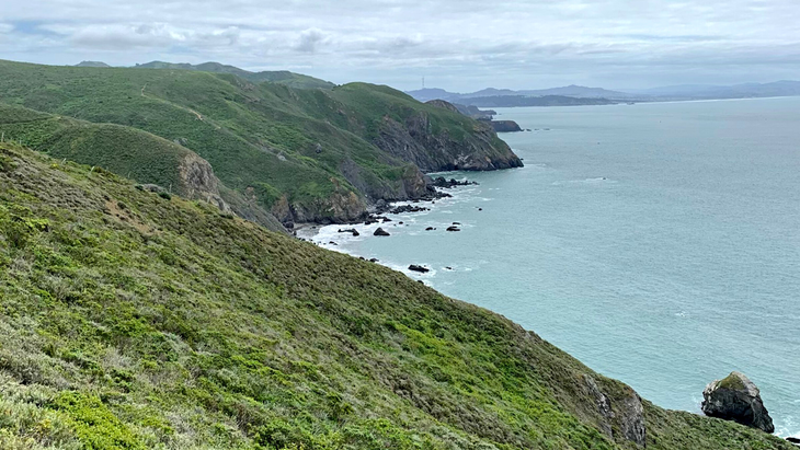 Marin-headlands-mill-vally-california; this is the author's hometown and she enjoys fragrances and perfumes based on the smells of this location