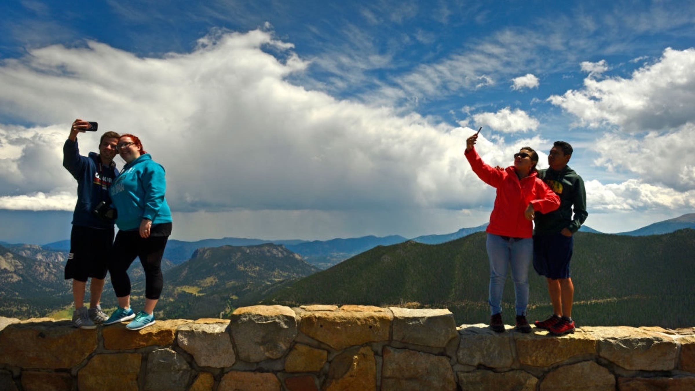 Trail Ridge Road, Rocky Mountain National Park, Colorado Selfies