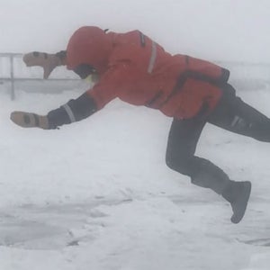 It’s been historically windy on Mount Washington this winter.