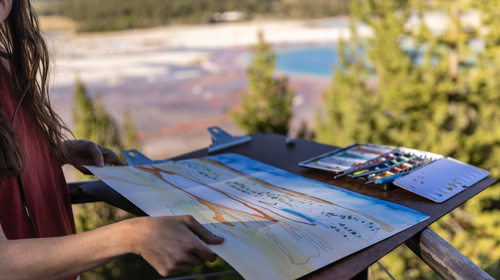 Guide-turned-artist Bryn Merrell joins a legacy of painters, photographers, poets, and other creatives who have been touched by the country’s first national park.