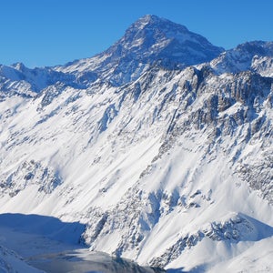 snowy aconcagua